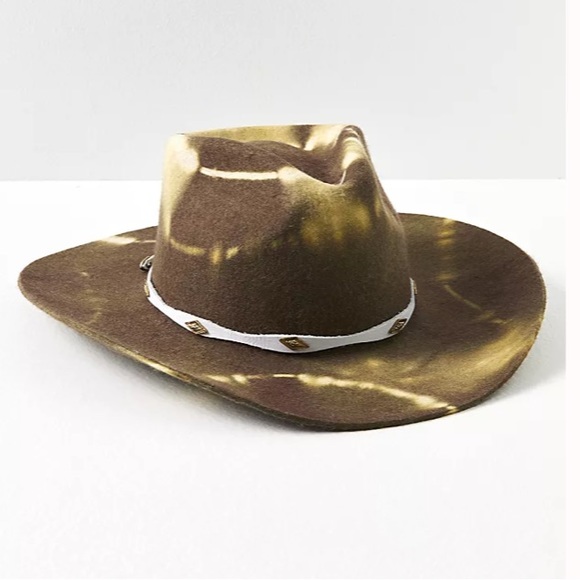 ♥️Rare Gorgeous boho dyed cowgirl hat main image 8